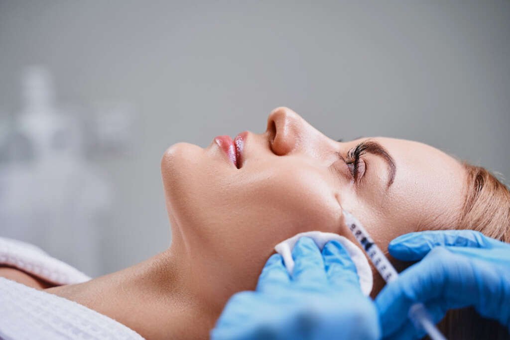 Facial injectable treatment with Botox or dermal fillers in Lebanon